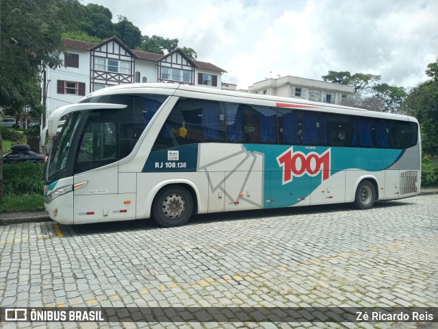 Auto Viação 1001 RJ 108.138 na cidade de Petrópolis, Rio de Janeiro, Brasil, por Zé Ricardo Reis. ID da foto: 8594087.