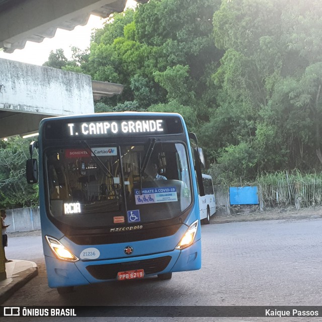 Santa Zita Transportes Coletivos 21236 na cidade de Cariacica, Espírito Santo, Brasil, por Kaique Passos. Número da foto: #8594100.