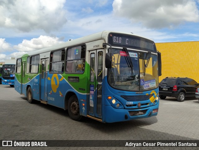 Viação Praia Sol 12083 na cidade de Vila Velha, Espírito Santo, Brasil, por Adryan Cesar Pimentel Santana. Número da foto: #8595976.