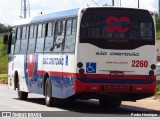Viação São Cristóvão 2260 na cidade de Lavras, Minas Gerais, Brasil, por Pedro Henrique. Número da foto: #:id.