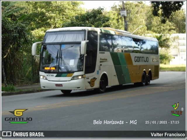 Empresa Gontijo de Transportes 12730 na cidade de Belo Horizonte, Minas Gerais, Brasil, por Valter Francisco. Número da foto: #8597963.