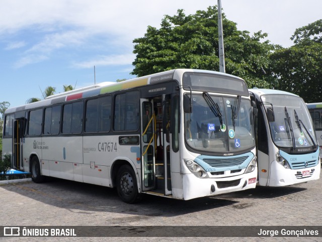 Viação Redentor C47674 na cidade de Rio de Janeiro, Rio de Janeiro, Brasil, por Jorge Gonçalves. Número da foto: #8598224.