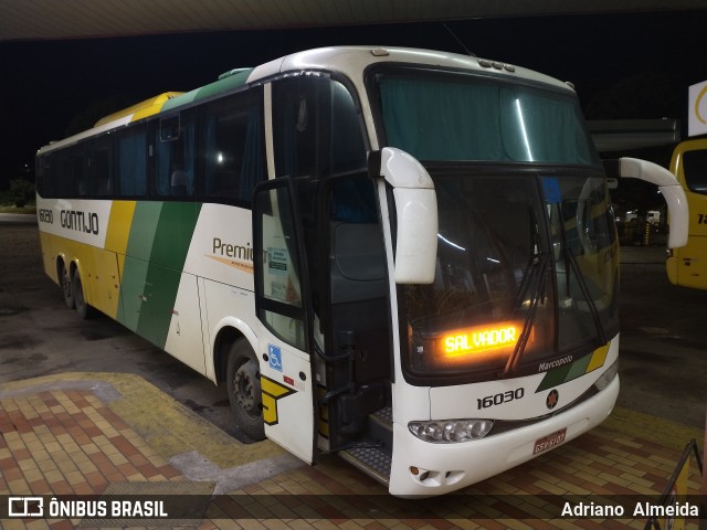 Empresa Gontijo de Transportes 16030 na cidade de João Monlevade, Minas Gerais, Brasil, por Adriano  Almeida. Número da foto: #8599623.