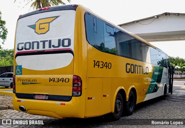 Empresa Gontijo de Transportes 14340 na cidade de Natal, Rio Grande do Norte, Brasil, por Romário Lopes. ID da foto: 8596970.