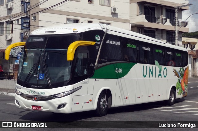 Empresa União de Transportes 4146 na cidade de Balneário Camboriú, Santa Catarina, Brasil, por Luciano Formiga. Número da foto: #8598741.