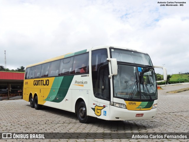 Empresa Gontijo de Transportes 12515 na cidade de João Monlevade, Minas Gerais, Brasil, por Antonio Carlos Fernandes. ID da foto: 8596914.