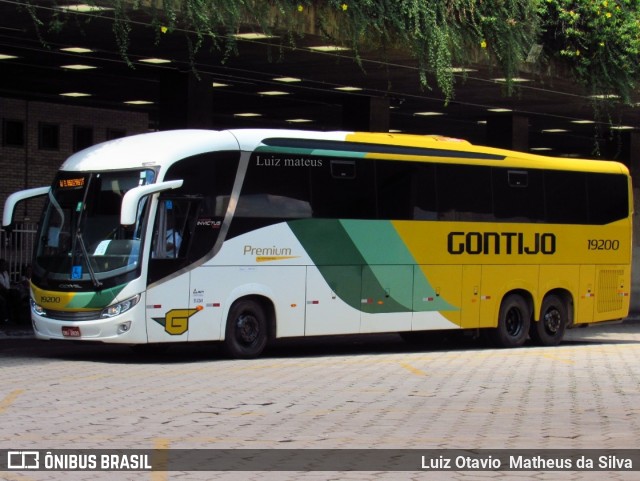 Empresa Gontijo de Transportes 19200 na cidade de Belo Horizonte, Minas Gerais, Brasil, por Luiz Otavio Matheus da Silva. ID da foto: 8598372.