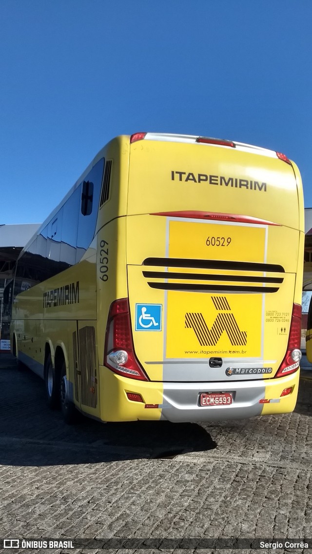 Viação Itapemirim 60529 na cidade de Campos dos Goytacazes, Rio de Janeiro, Brasil, por Sergio Corrêa. Número da foto: #8596710.