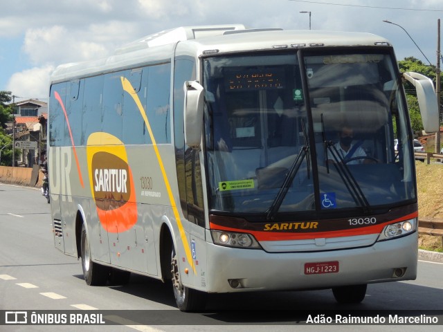 Saritur - Santa Rita Transporte Urbano e Rodoviário 13030 na cidade de Contagem, Minas Gerais, Brasil, por Adão Raimundo Marcelino. Número da foto: #8599558.