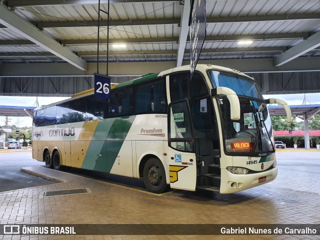 Empresa Gontijo de Transportes 14945 na cidade de Resende, Rio de Janeiro, Brasil, por Gabriel Nunes de Carvalho. ID da foto: 8597160.