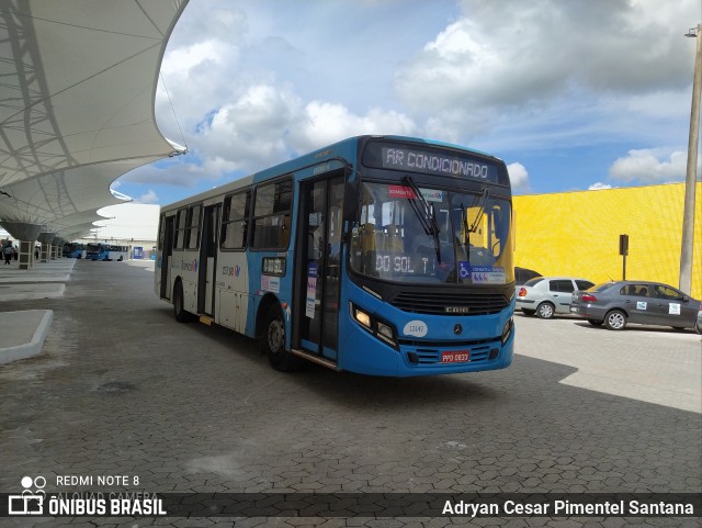 Vereda Transporte Ltda. 13147 na cidade de Vila Velha, Espírito Santo, Brasil, por Adryan Cesar Pimentel Santana. ID da foto: 8596653.