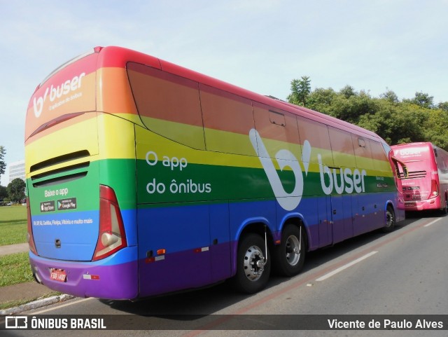 Buser Brasil Tecnologia 3020 na cidade de Brasília, Distrito Federal, Brasil, por Vicente de Paulo Alves. Número da foto: #8597696.