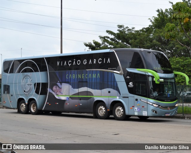 Viação Garcia 86006 na cidade de São Paulo, São Paulo, Brasil, por Danilo Marcelo Silva. ID da foto: 8598593.