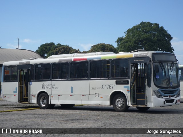 Viação Redentor C47671 na cidade de Rio de Janeiro, Rio de Janeiro, Brasil, por Jorge Gonçalves. ID da foto: 8598175.