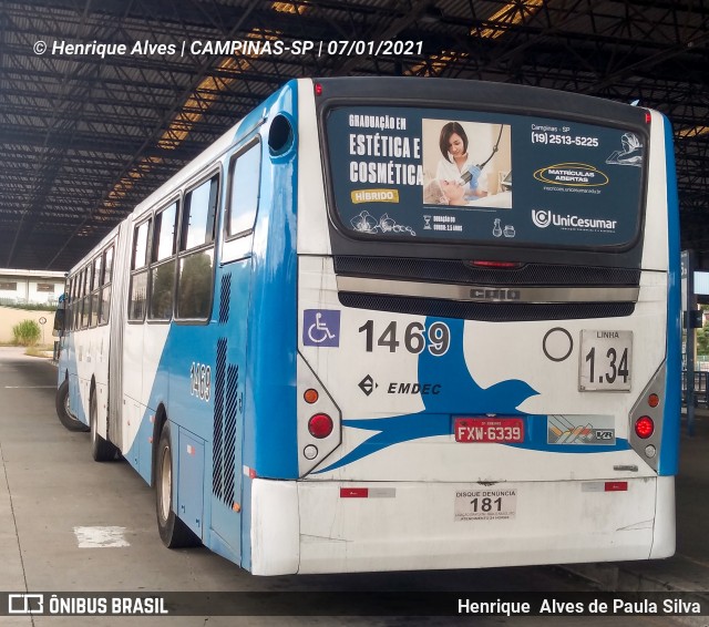 VB Transportes e Turismo 1469 na cidade de Campinas, São Paulo, Brasil, por Henrique Alves de Paula Silva. Número da foto: #8598640.