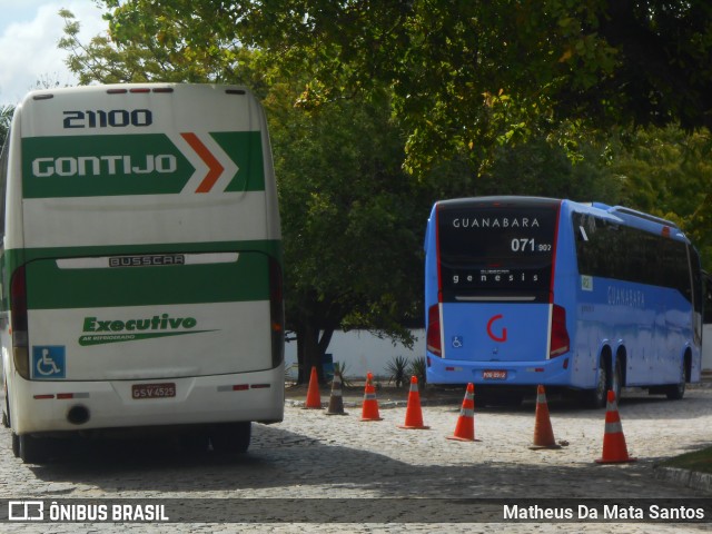 Empresa Gontijo de Transportes 21100 na cidade de Fortaleza, Ceará, Brasil, por Matheus Da Mata Santos. Número da foto: #8599762.