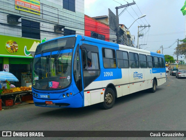 Concessionária Salvador Norte - CSN Transportes 10968 na cidade de Salvador, Bahia, Brasil, por Cauã Cauazinho. ID da foto: 8601938.