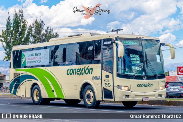 Autobuses Conexión 7953 na cidade de Ixmiquilpan, Hidalgo, México, por Omar Ramírez Thor2102. ID da foto: 8601681.