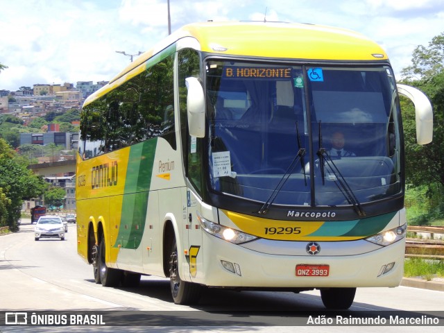 Empresa Gontijo de Transportes 19295 na cidade de Belo Horizonte, Minas Gerais, Brasil, por Adão Raimundo Marcelino. Número da foto: #8602405.