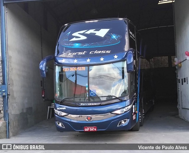 SH Transportes 1002 na cidade de Ribeirão das Neves, Minas Gerais, Brasil, por Vicente de Paulo Alves. ID da foto: 8600311.