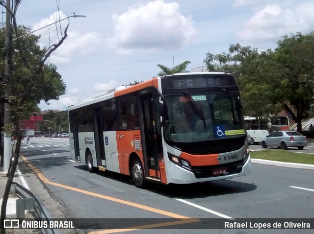 Auto Viação Transcap >> Auto Bless Transportes 8 5468 na cidade de São Paulo, São Paulo, Brasil, por Rafael Lopes de Oliveira. Número da foto: #8601211.