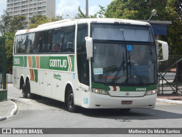 Empresa Gontijo de Transportes 21100 na cidade de Fortaleza, Ceará, Brasil, por Matheus Da Mata Santos. Número da foto: #8599865.