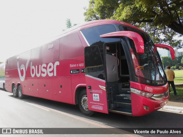 Buser Brasil Tecnologia 3323 na cidade de Brasília, Distrito Federal, Brasil, por Vicente de Paulo Alves. Número da foto: #8600323.