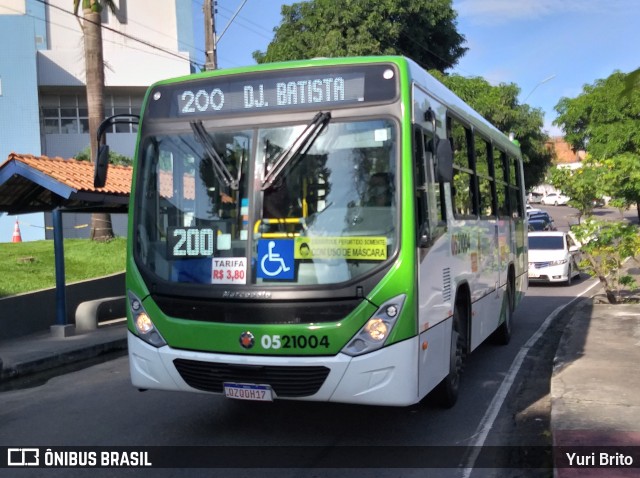Via Verde Transportes Coletivos 0521004 na cidade de Manaus, Amazonas, Brasil, por Yuri Brito. Número da foto: #8600488.