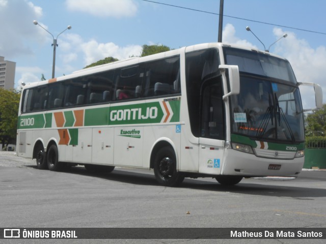 Empresa Gontijo de Transportes 21100 na cidade de Fortaleza, Ceará, Brasil, por Matheus Da Mata Santos. Número da foto: #8599867.
