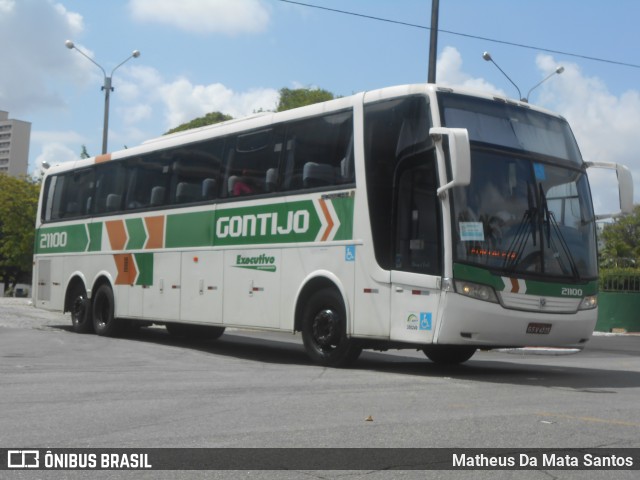 Empresa Gontijo de Transportes 21100 na cidade de Fortaleza, Ceará, Brasil, por Matheus Da Mata Santos. ID da foto: 8599867.