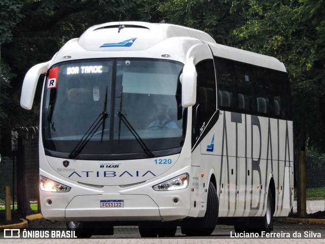 Viação Atibaia São Paulo 1220 na cidade de São Paulo, São Paulo, Brasil, por Luciano Ferreira da Silva. ID da foto: 8600487.