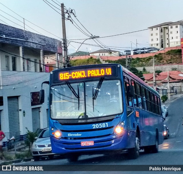 Viação Torres 20581 na cidade de Belo Horizonte, Minas Gerais, Brasil, por Pablo Henrique. Número da foto: #8600996.