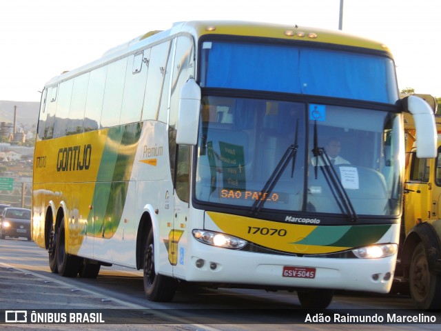 Empresa Gontijo de Transportes 17070 na cidade de Belo Horizonte, Minas Gerais, Brasil, por Adão Raimundo Marcelino. ID da foto: 8602473.