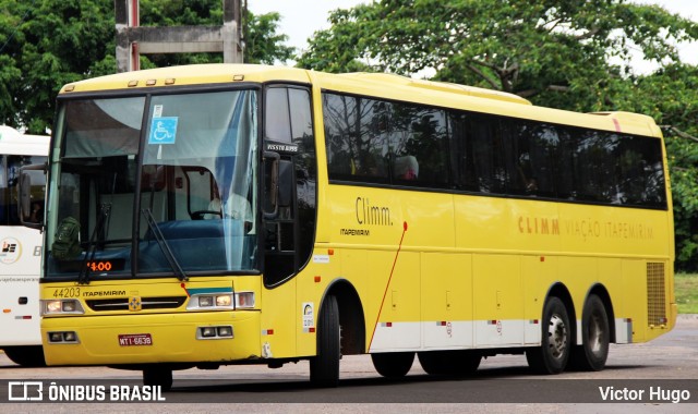 Viação Itapemirim 44203 na cidade de Paragominas, Pará, Brasil, por Victor Hugo. Número da foto: #8602077.