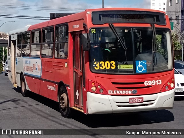 Viação Santa Edwiges 69913 na cidade de Belo Horizonte, Minas Gerais, Brasil, por Kaique Marquês Medeiros . Número da foto: #8601907.