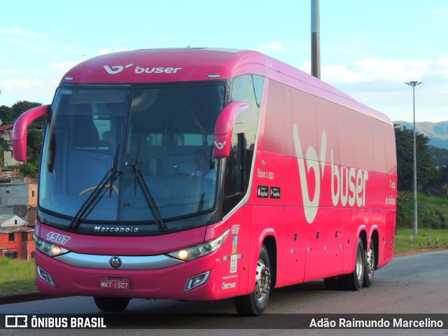 Cometinha - Viação Marvin 1507 na cidade de Belo Horizonte, Minas Gerais, Brasil, por Adão Raimundo Marcelino. Número da foto: #8602137.