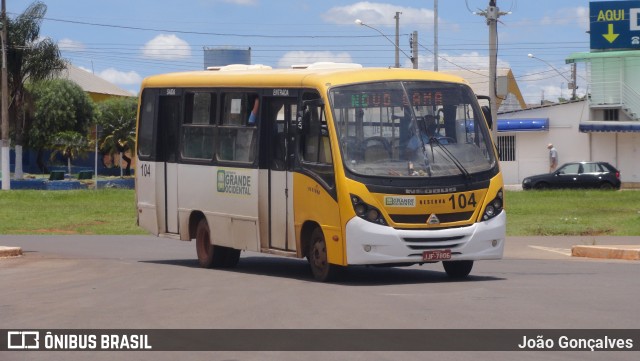 Grande Ocidental RESERVA 104 na cidade de Novo Gama, Goiás, Brasil, por João Gonçalves. Número da foto: #8601323.
