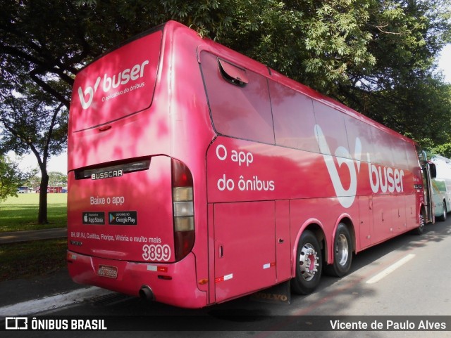 Buser Brasil Tecnologia 3899 na cidade de Brasília, Distrito Federal, Brasil, por Vicente de Paulo Alves. Número da foto: #8600356.