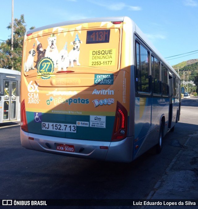 Rio Ita RJ 152.713 na cidade de Niterói, Rio de Janeiro, Brasil, por Luiz Eduardo Lopes da Silva. Número da foto: #8602790.