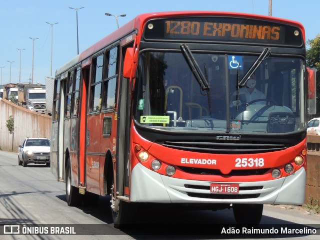 Autotrans > Turilessa 25318 na cidade de Contagem, Minas Gerais, Brasil, por Adão Raimundo Marcelino. ID da foto: 8605388.