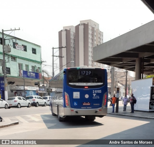 Transcooper > Norte Buss 2 6103 na cidade de São Paulo, São Paulo, Brasil, por Andre Santos de Moraes. ID da foto: 8604098.