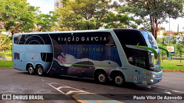 Viação Garcia 8624 na cidade de Franca, São Paulo, Brasil, por Paulo Vitor De Azevedo. ID da foto: 8603428.