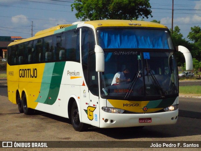 Empresa Gontijo de Transportes 14960 na cidade de Teresina, Piauí, Brasil, por João Pedro F. Santos. ID da foto: 8604324.