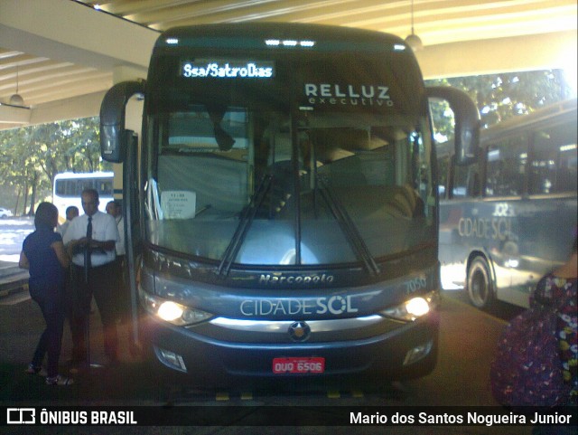 Viação Cidade Sol 7050 na cidade de Salvador, Bahia, Brasil, por Mario dos Santos Nogueira Junior. Número da foto: #8605290.