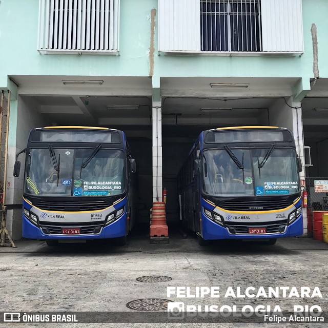 Viação Vila Real B11663 na cidade de Rio de Janeiro, Rio de Janeiro, Brasil, por Felipe Alcantara. Número da foto: #8605531.