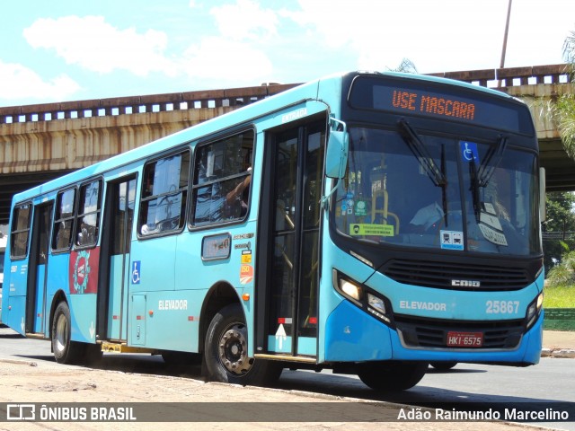 Autotrans > Turilessa 25867 na cidade de Contagem, Minas Gerais, Brasil, por Adão Raimundo Marcelino. ID da foto: 8605426.