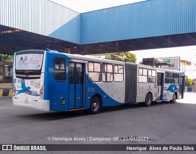 VB Transportes e Turismo 1473 na cidade de Campinas, São Paulo, Brasil, por Henrique Alves de Paula Silva. ID da foto: 8604786.