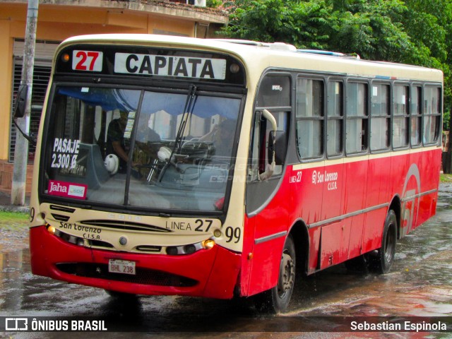 San Lorenzo C.I.S.A. - Línea 27 99 na cidade de Asunción, Paraguai, por Sebastian Espinola. Número da foto: #8603208.