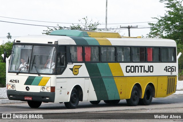 Empresa Gontijo de Transportes 4261 na cidade de Aracaju, Sergipe, Brasil, por Weiller Alves. ID da foto: 8604931.