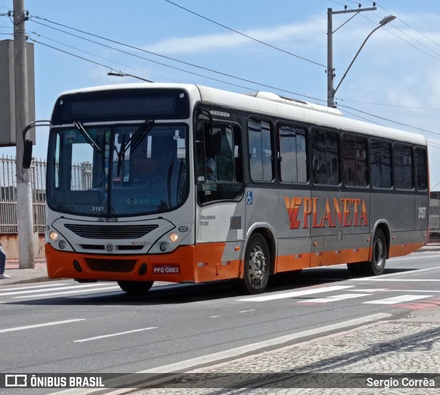 Planeta Fretamento 3157 na cidade de Vitória, Espírito Santo, Brasil, por Sergio Corrêa. Número da foto: #8602916.